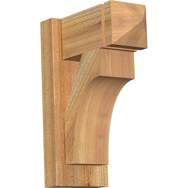 Ekena Millwork Westlake Arts & Crafts Rough Sawn Outlooker, Western Red Cedar, 6"W x 12"D x 16"H OUT06X12X16WTL03RWR - main